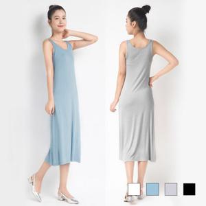 모달면 기본끈 롱원피스 OD-220516