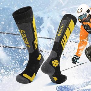 [D더블유]남여공용 스키 보드 롱삭스 방한 스포츠양말