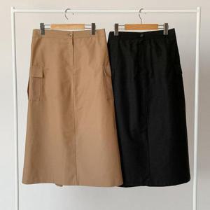 빅사이즈사랑해요 Q171L311 엘로카고코튼롱스커트 LT