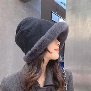 단체모자 여성 겨울모자 양털버킷햇 귀달이 벙거지 모자