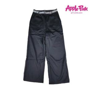 [애플핑크]분또본딩 허리밴드 와이드팬츠 (APP0R706GSB)