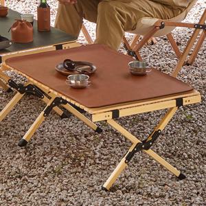 [벅703]Buck703 가죽 캠핑 테이블매트 900X600 캠핑테이블보 캠