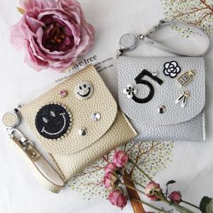 파우치키링 럭셔리스타일 카드 파우치 키링 카드지갑