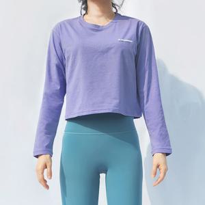 [제인코트(스포츠)]에어터치 크롭 긴팔티 ENA3407-VRPR