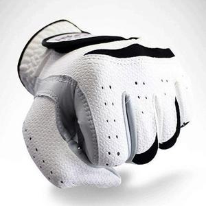 골프장갑 남성용 화이트 쉬프스킨 반양피 왼손 하은