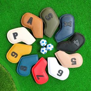 럭스골프 넘버 멀티 컬러 아이언 헤드커버 LXHC018