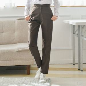 (빅사이즈) 스판 밤색 교복바지 여자 -6XL