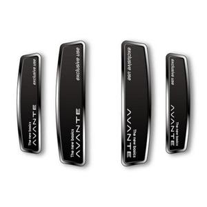 올뉴아반떼CN7 블랙 쉴드 엠블럼 도어가드