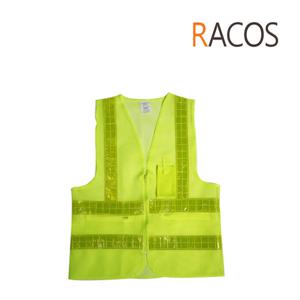 라코스 RC-402-2 신호수 망사 조끼 형광 망사 형광색 반사띠