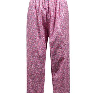 평화 면 60수 여성 홈웨어 9부 파자마 바지 수면 예쁜