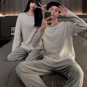 캐주얼 패션 남여공용 신혼여행 커플 잠옷 파자마