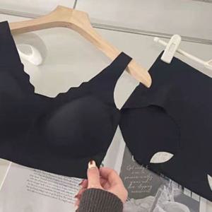 여자 일체형 햄라인 어깨 부담 없는 브라 팬티 속옷