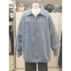 밀스튜디오 세이브존04 오버핏 벌룬소매 데님재킷 LQ3JKS103