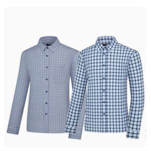 [콜핑]LD18 남자 봄 코튼 체크 긴팔남방셔츠 KTH5063M