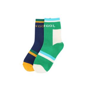 [캉골키즈]키즈 컬러 블록 삭스 2팩 QE 0003 멀티/AQEKSC00030MU