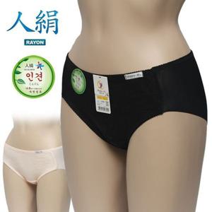 쟈카드 데일리 빅사이즈팬티 인견 여자팬티 햄라인 햄