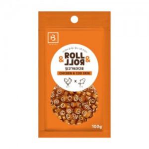 브리더랩 롤롤 닭고기n대구포 100g