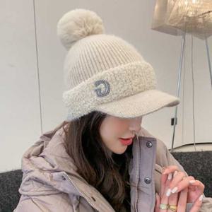 방울 양털모자 골프 등산 여성 니트선캡 털모자 겨울