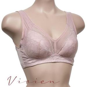 비비안 여자 노와이어 풀컵 A컵 브라 레이스 뽕브라