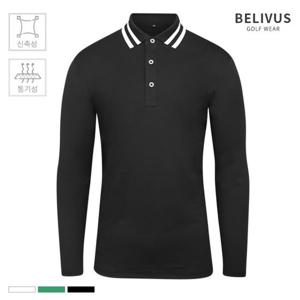 빌리버스 골프웨어 남성 카라티 기능성 스판 티셔츠 BGLT009