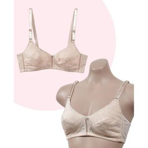 풀컵 매쉬라인 노와이어 C컵 브래자어 촉감좋은 심플