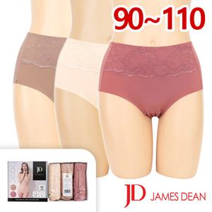 [제임스딘]프리컷 노라인 맥시팬티 3매입세트(JHWPA044)90-110