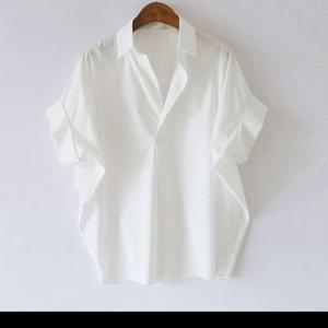 티셔츠 맨투맨 블라우스 노버튼 반소매 ST500281