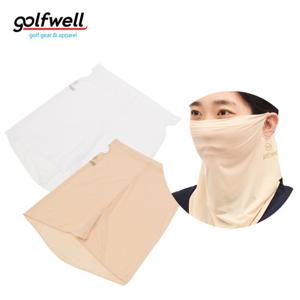 [골프웰] 냉감 남여공용 안면 골프 마스크 2종택1