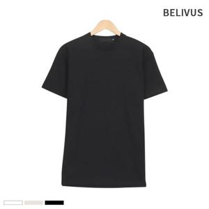 빌리버스 남자 머슬핏 티셔츠 라운드 무지 반팔티 BAX162