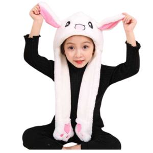 움직이는 토끼 귀 모자 토끼털 동물 캐릭터 돈키호테 선물 모자