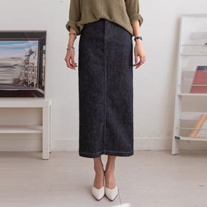 [나크21] (S~2XL) 2타입 H라인 데님 스커트 DM41-P-27