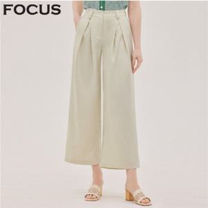 [포커스]포커스 뒷밴딩맞주름와이드팬츠_VF4S1PT7261