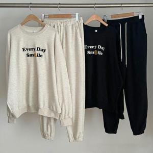 빅사이즈사랑해요 Q690L403 미소자수루즈바지투피스 GO