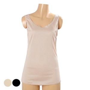 RU7374 인견 와플골지 여성 나시런닝