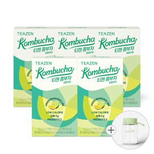 티젠 콤부차 청귤라임 10스틱 X 5박스 (보틀 포함)