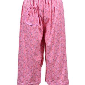 까르멧 순면100 편한 여성 8부 파자마 바지 슬립웨어