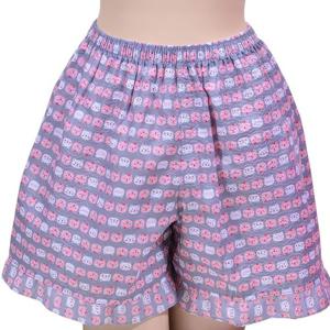 평화 시원한 여성 5부 엠보 캐릭터 파자마 실내복