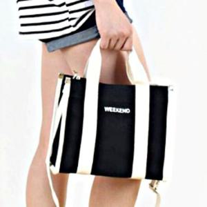 미니벌 사이즈 에코백 캔버스 스퀘어 토트 크로스백