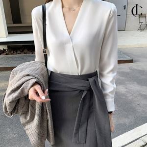 엘케이트 여성 셔츠 긴팔 정장 쉬폰 블라우스 LYT151