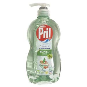 프릴 베이킹소다 주방세제 허브 750ml 용기 생활 깔끔