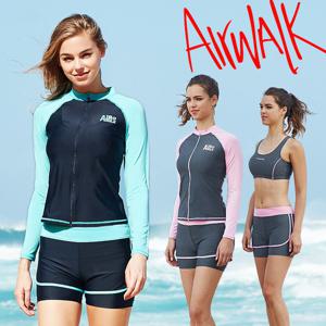 [에어워크]에어워크서프 여성래쉬가드 3피스 YAWe0242