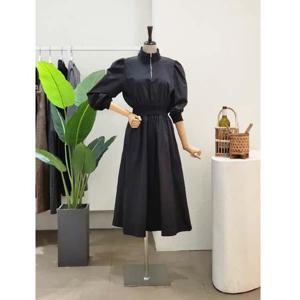 [포커스]  24FS4A9OP5753_반집업 밴딩 퍼프 롱원피스