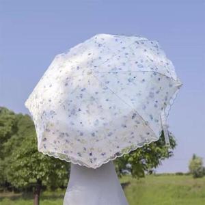레이스 양산 꽃 플라워 양우산 여성양산