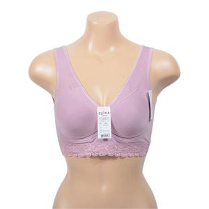 베이직 컬러 부드러운 착용감 레이스 밴딩 탑 브라 0053xb