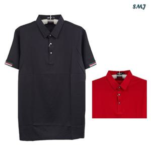 SMJ1769 남자 반팔 카라 티셔츠 스판 남성 반팔티 봄 여름