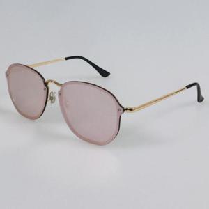 골드_핑크미러- 미러 남자 각진 보잉 선글라스 UV400 고급