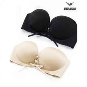 뽕브라 누드브라 오프숄더 속옷 코르셋 브라 누드