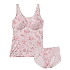 가슴옆 군살정리 시원한 인견 햄팬티 런닝브라