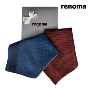 [레노마(손수건)]사선무늬 선염손수건 RDL2701