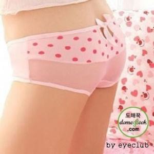 앙증맞은큐티리본팬티 골반팬티 노라인 심리스팬티 야